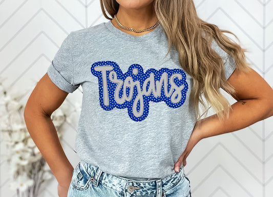 Trojans Faux Applique