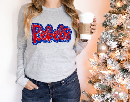 Rebels Faux Applique