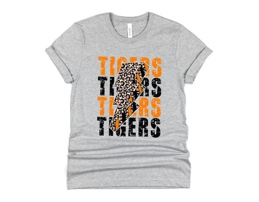 Tigers Lightning Bolt Graphic Tee