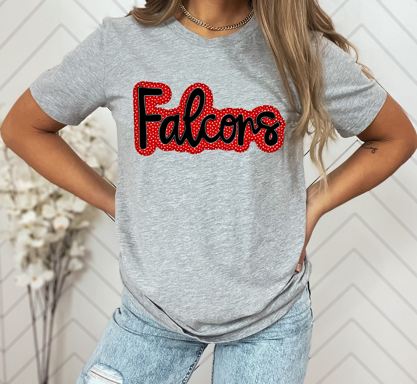 Falcons Faux Applique