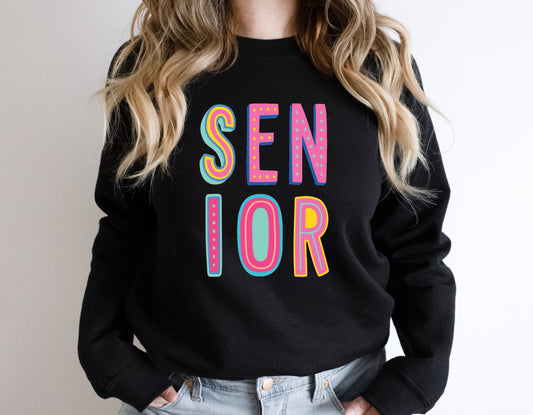 Senior Colorful Graphic Tee