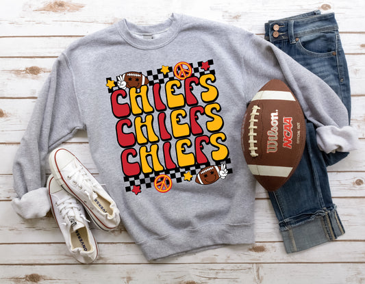 Chiefs Retro Bubble Graphic Tee