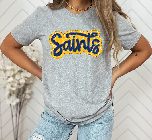 Saints Faux Applique