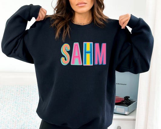 SAHM Colorful Graphic Tee