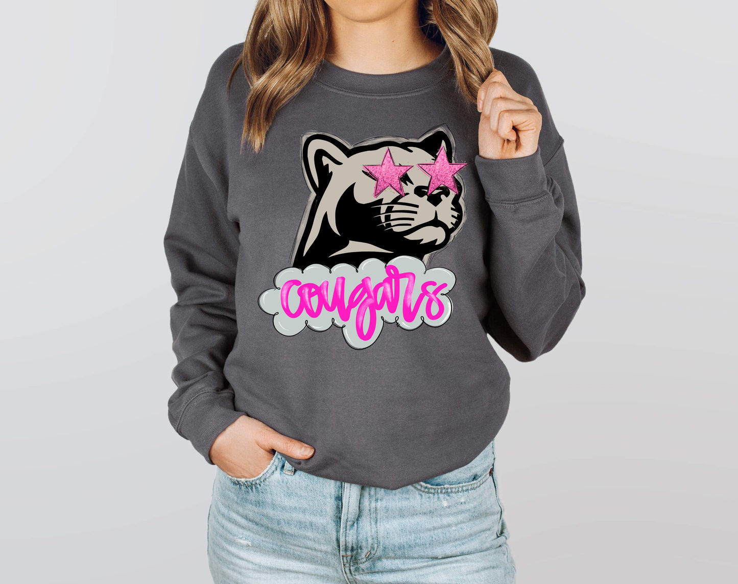 Cougars Preppy Graphic Tee