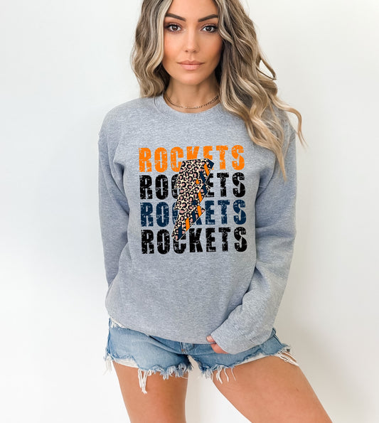 Rockets Lightning Bolt Graphic Tee