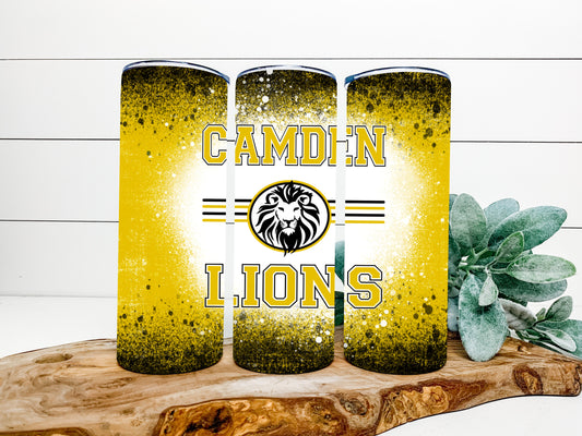 Camden Lions Bleach Completed 20oz Skinny Tumbler