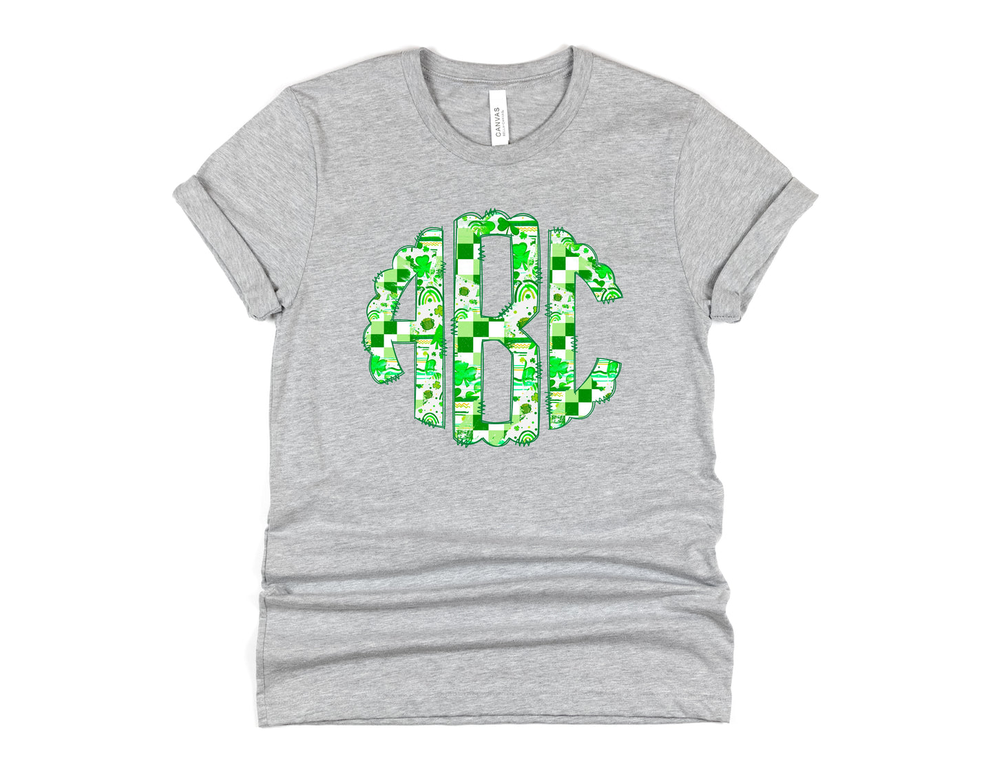 Retro St.Patrick’s Day Monogram Graphic Tee