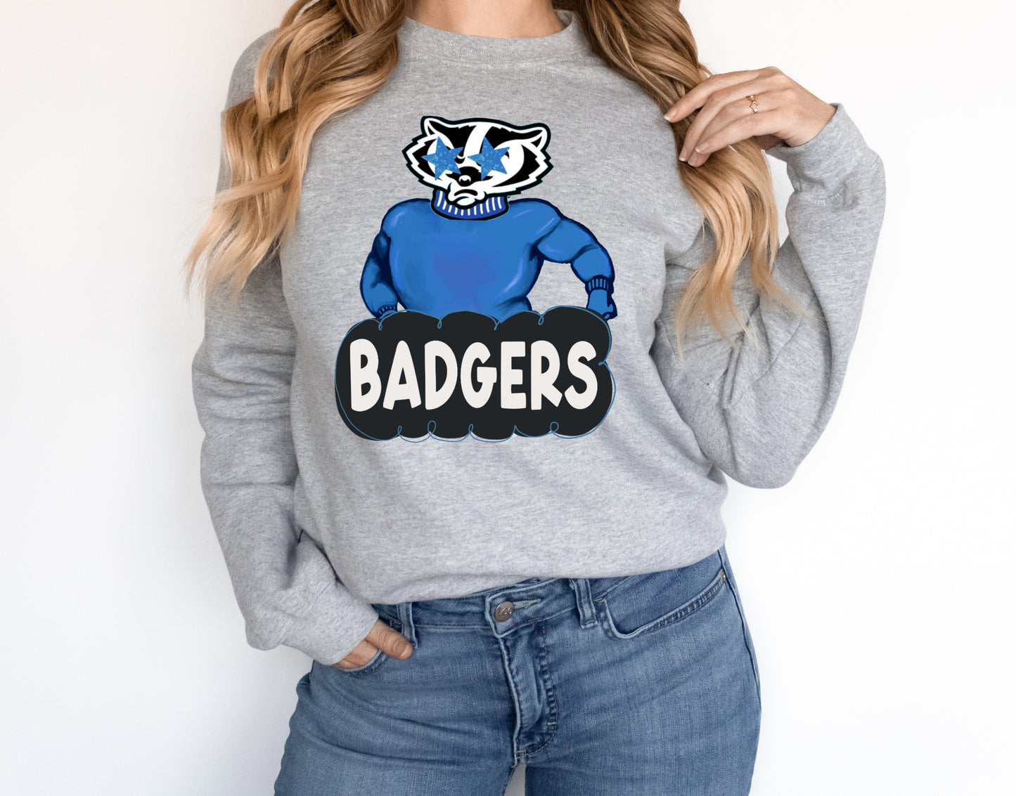 Badgers Preppy Graphic Tee