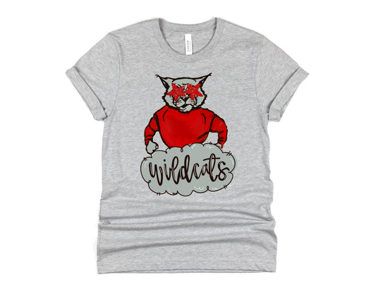 Wildcats Preppy Graphic Tee