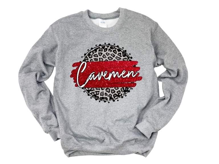 Cavemen White Font Shirt