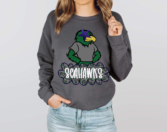 Seahawks Preppy Graphic Tee