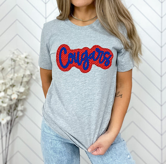 Cougars Faux Applique