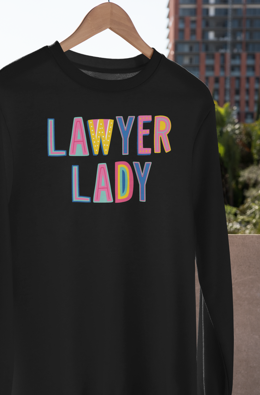 Lawyer Lady Colorful Graphic Tee