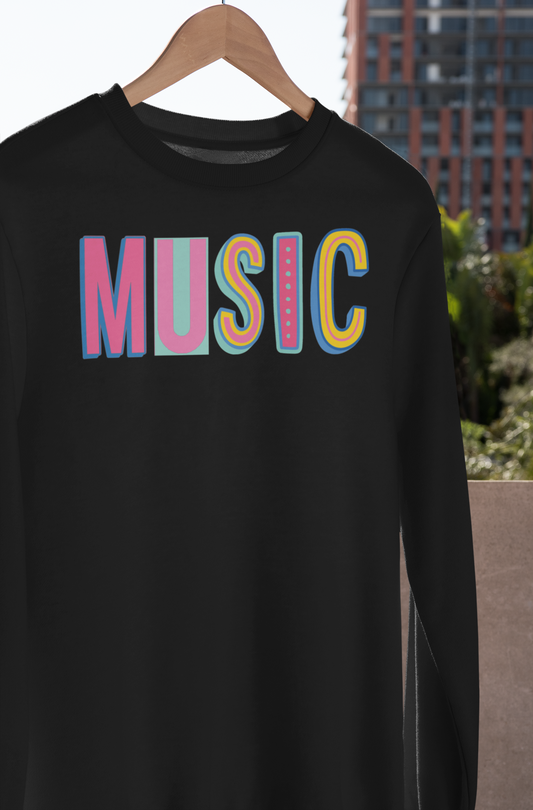 Music Colorful Graphic Tee