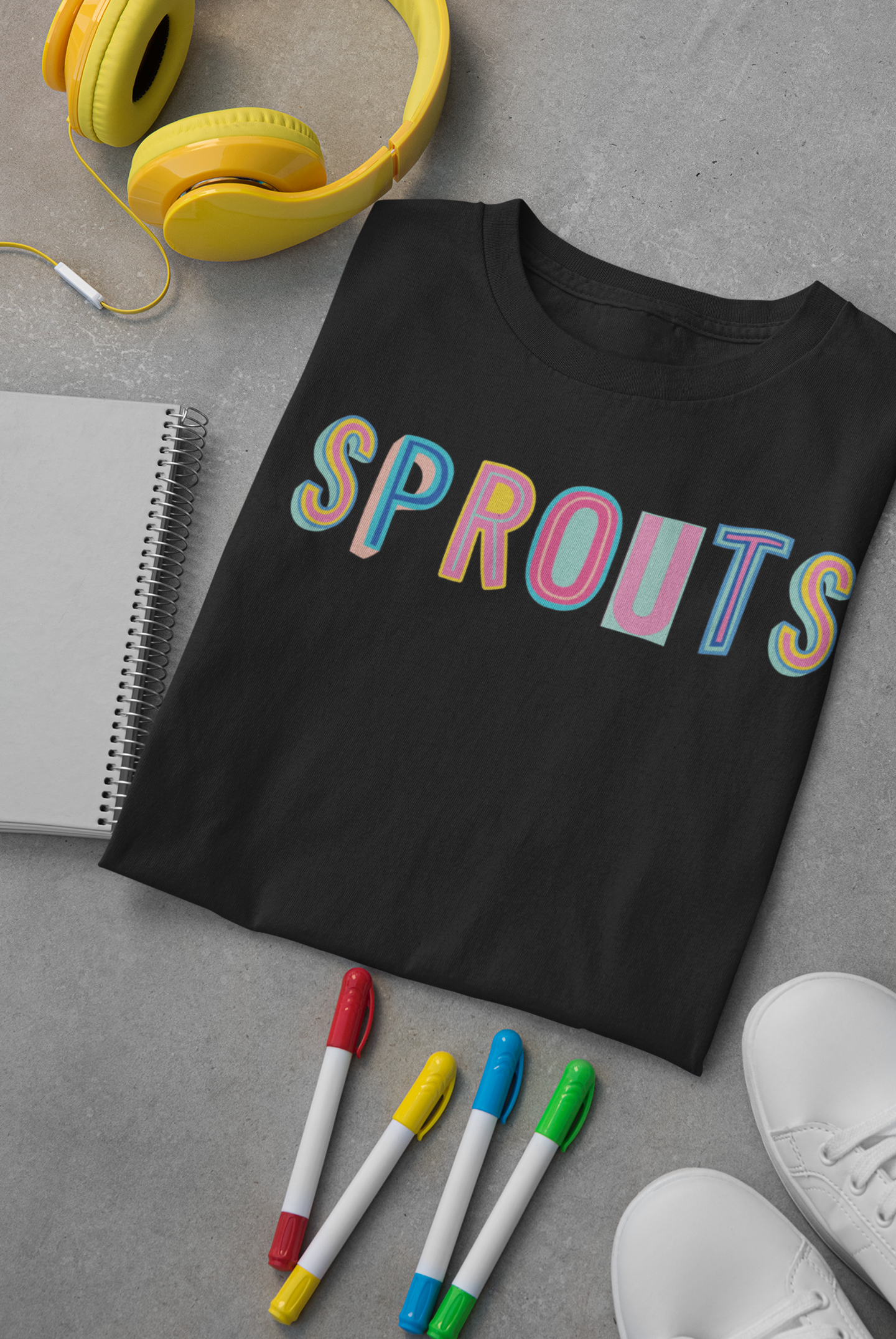 Sprouts Colorful Graphic Tee