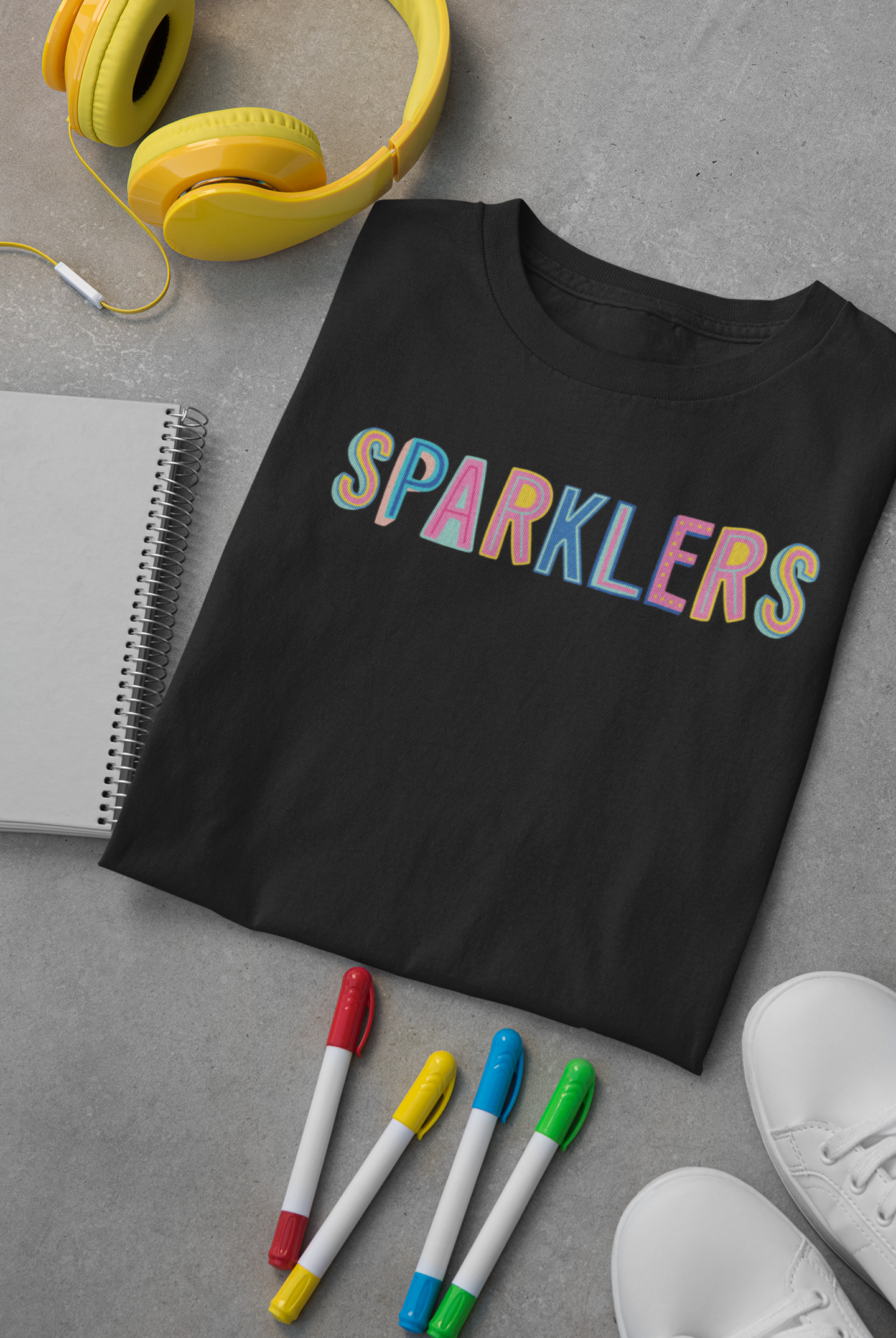 Sparklers Colorful Graphic Tee