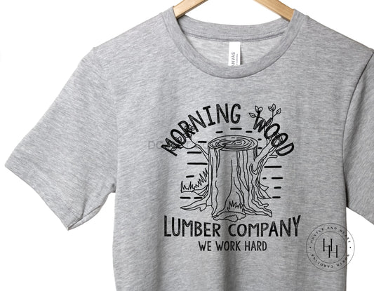 Morning Wood Lumber Co.  Dtg Tee