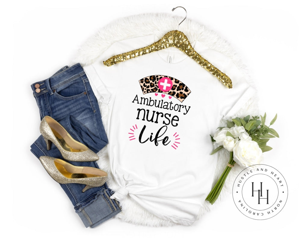 Nurse Life Leopard Hat - Sublimation Transfer Ambulatory Sublimation