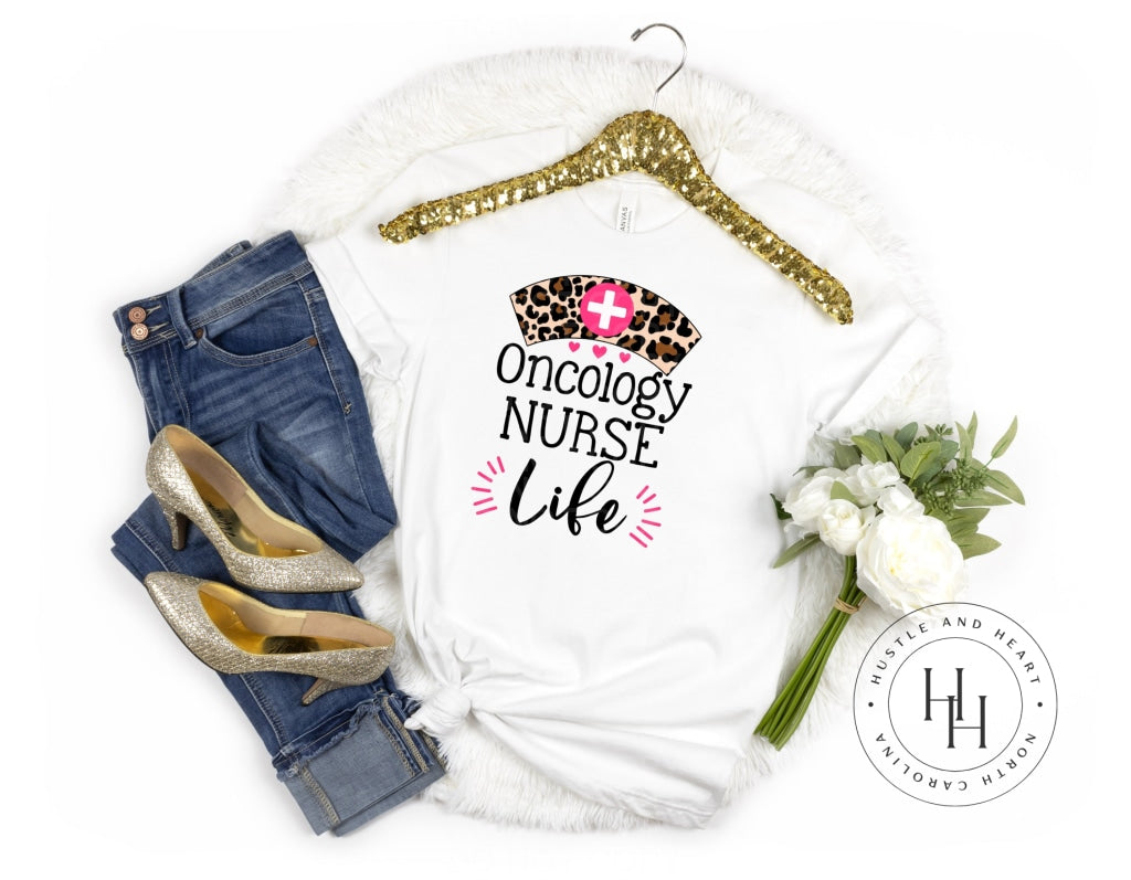 Nurse Life Leopard Hat - Sublimation Transfer Oncology Sublimation