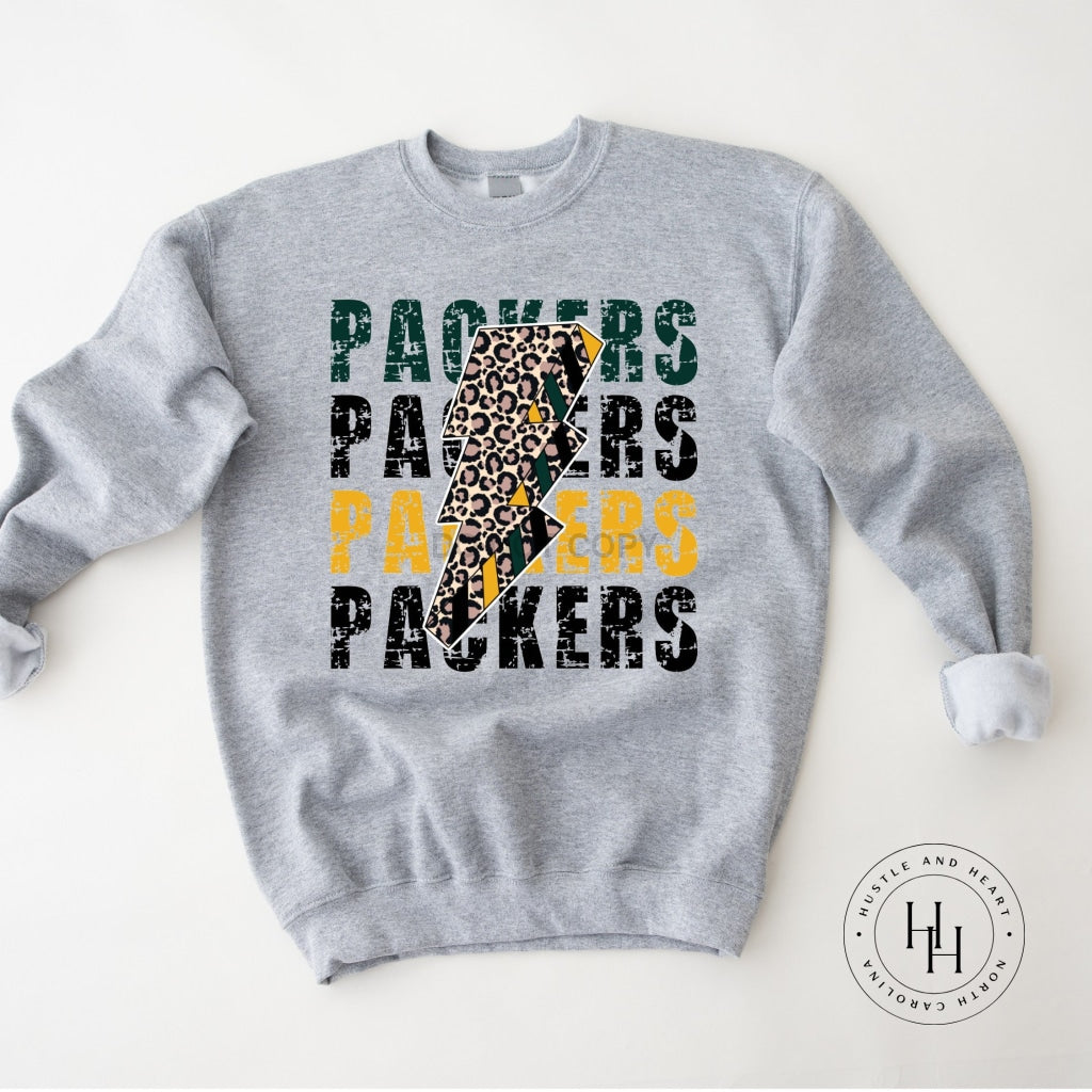 Packers Lightning Bolt Graphic Tee