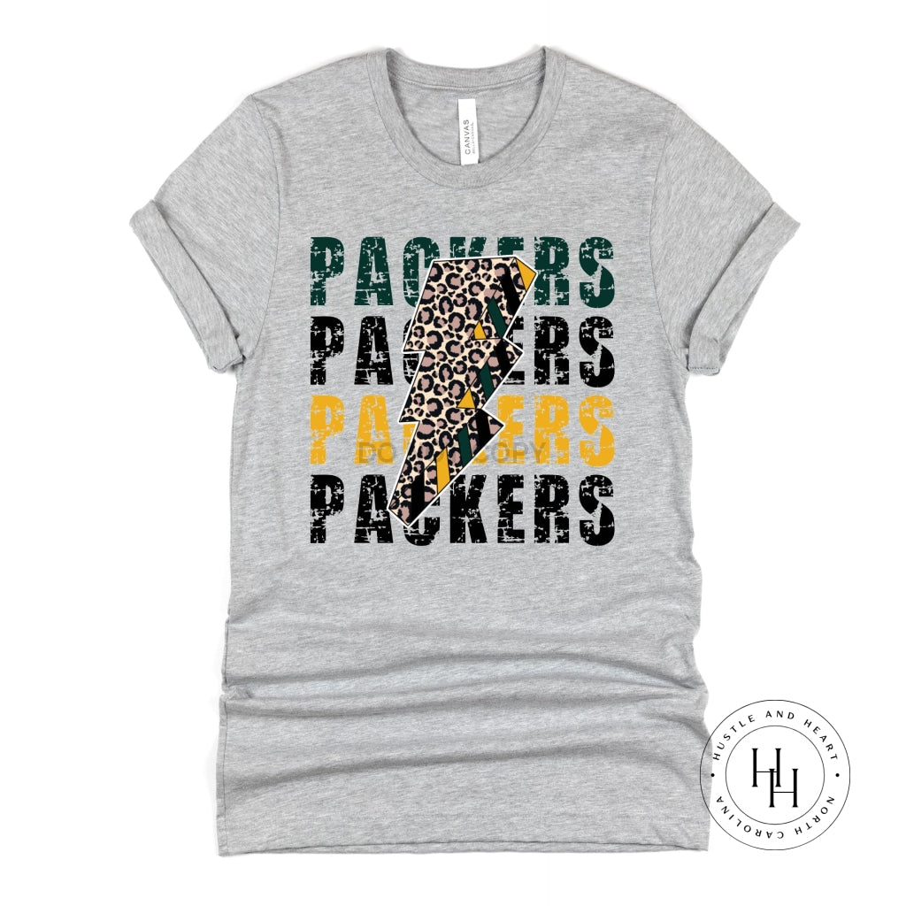 Packers Lightning Bolt Graphic Tee