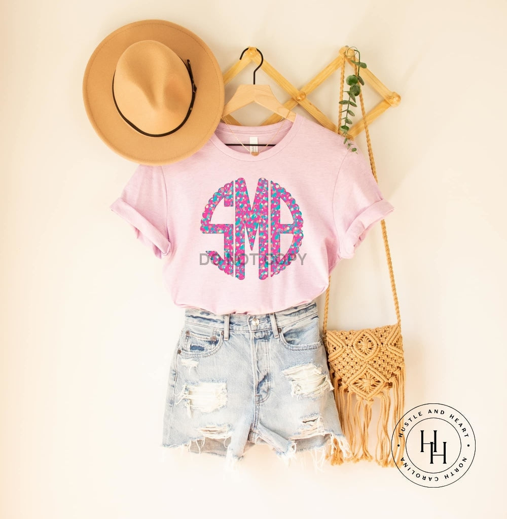 Random Monogram Graphic Tee Sale!!! Shirt