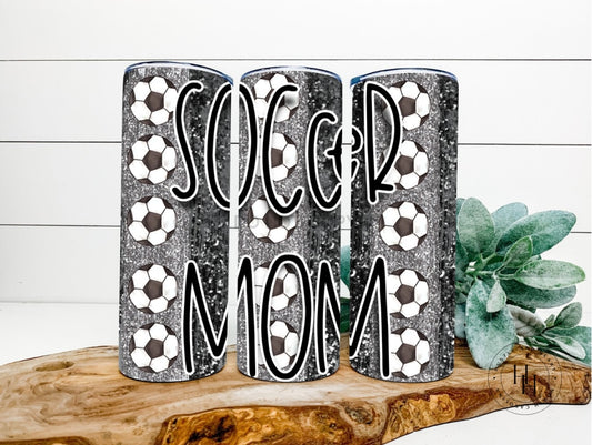 Soccer Mom Completed 20Oz Skinny Tumbler Sublimation